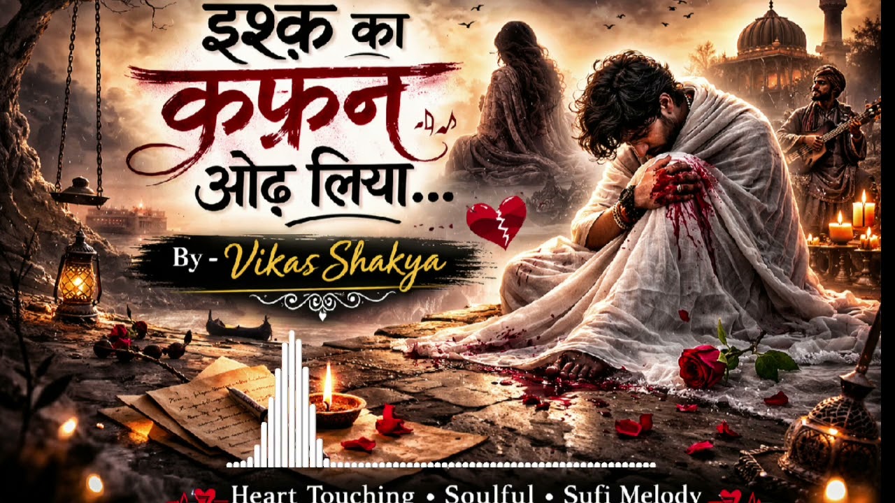 इश्क़ का कफ़न ओढ़ लिया 💔 | New Sad Sufi Song 2026 | Heart Touching Love Story | Vikas Shakya🥰🥰