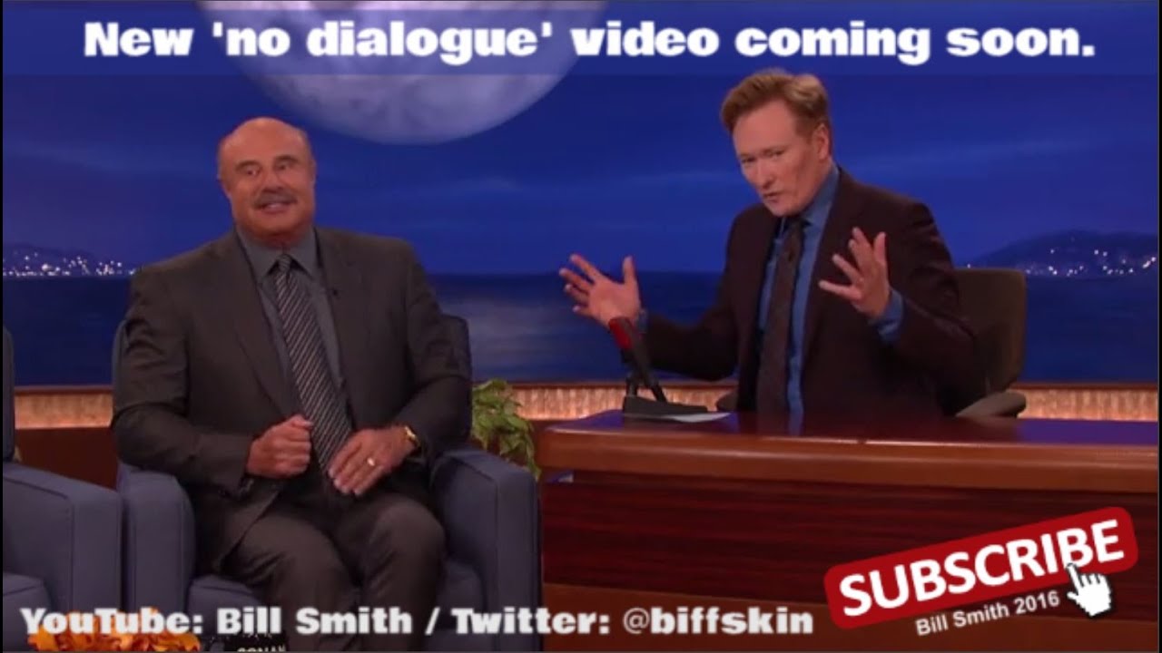 Conan O'Brien shows Dr Phil the No Dialogue video on CONAN.