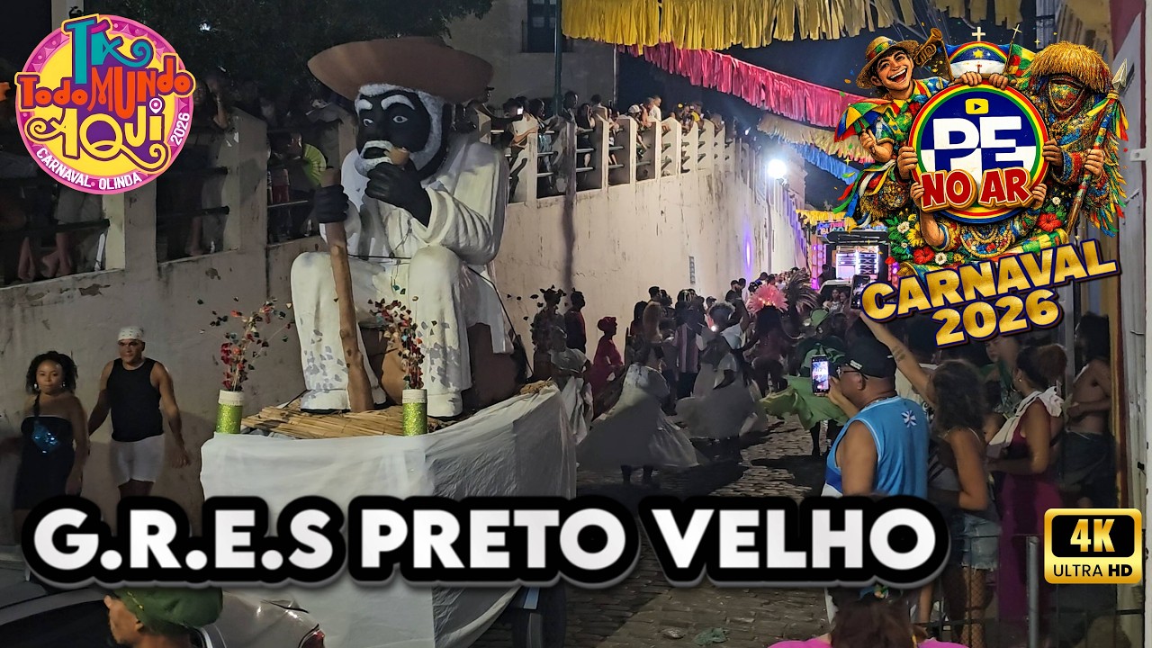 [CARNAVAL 2026] SAMBA DE RAIZ! A EXPLOSÃO DA BATERIA DA PRETO VELHO CARNAVAL 2026