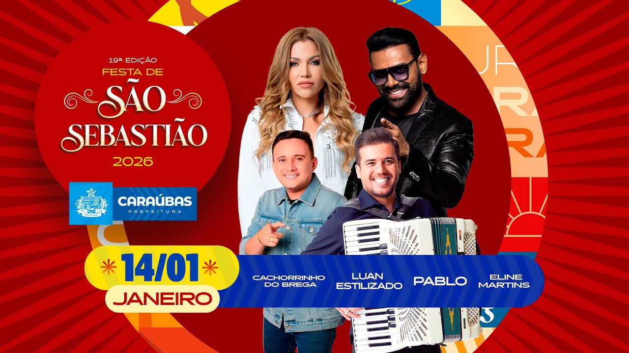 5ª NOITE DA 19ª EDIÇÃO - FESTA DE SÃO SEBASTIÃO 2026