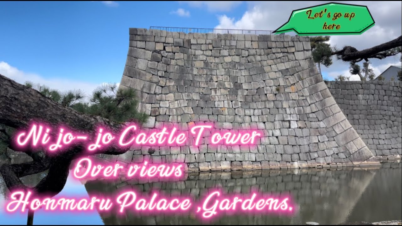 [4K京都二条城🇯🇵Part2]Honmaru-goten Palace|Garden and Kyoto Overviews|TATSKIE