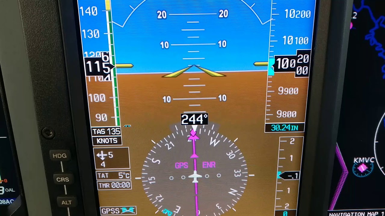 KAP-140 pitch oscillations