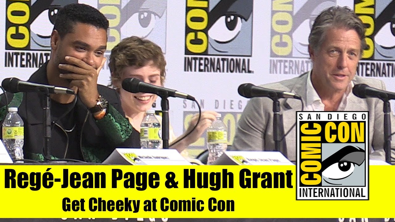 REGE-JEAN PAGÉ & HUGH GRANT Get Cheeky at Comic Con 2022