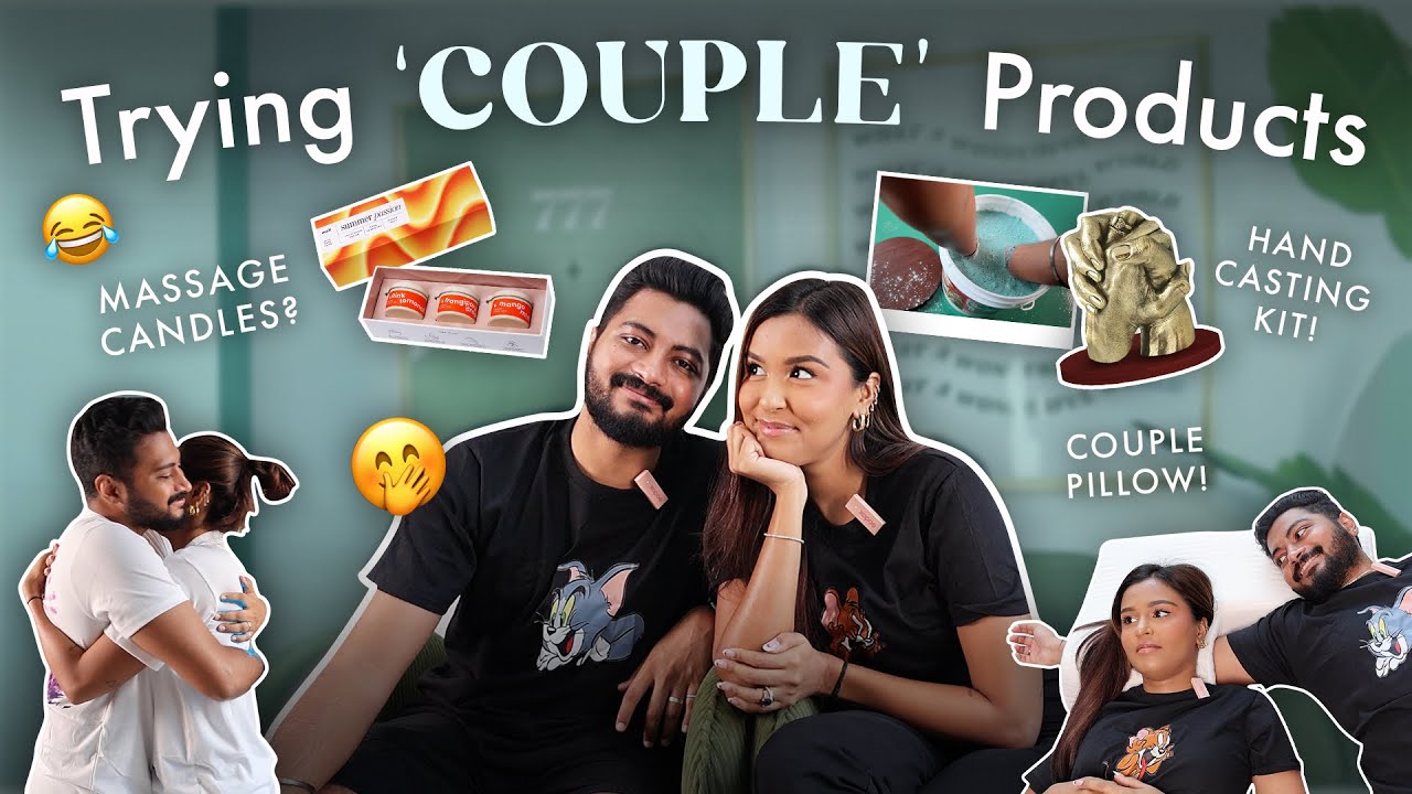 Trying COUPLE PRODUCTS😂 / Mridul & Aditya