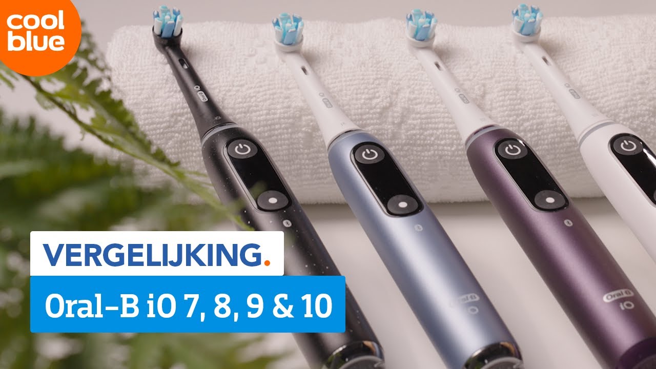 Vergelijking van de Oral-B iO 7, 8, 9 en 10!