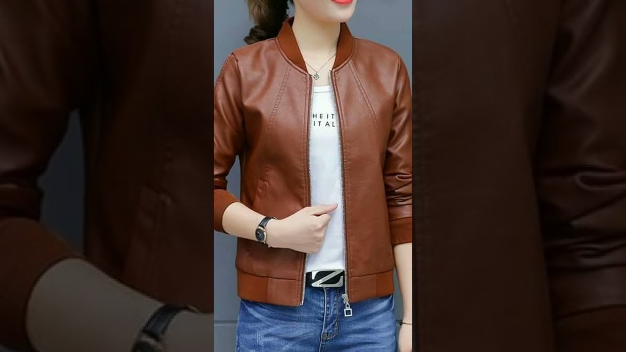 #Leather jacket #Girls jacket #Jacket #Leather #Shorts #Youtubeshorts #Girl #Jackets #Modern