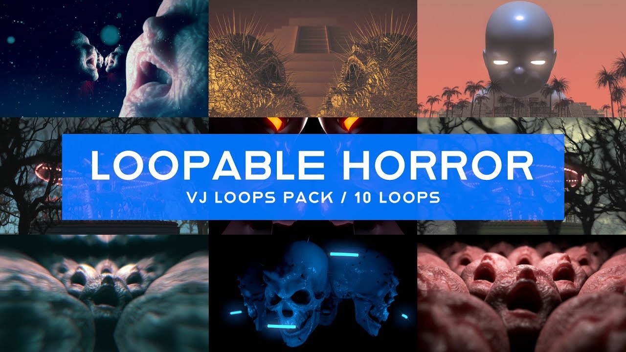 Loopable Horror - Halloween VJ Loops Pack