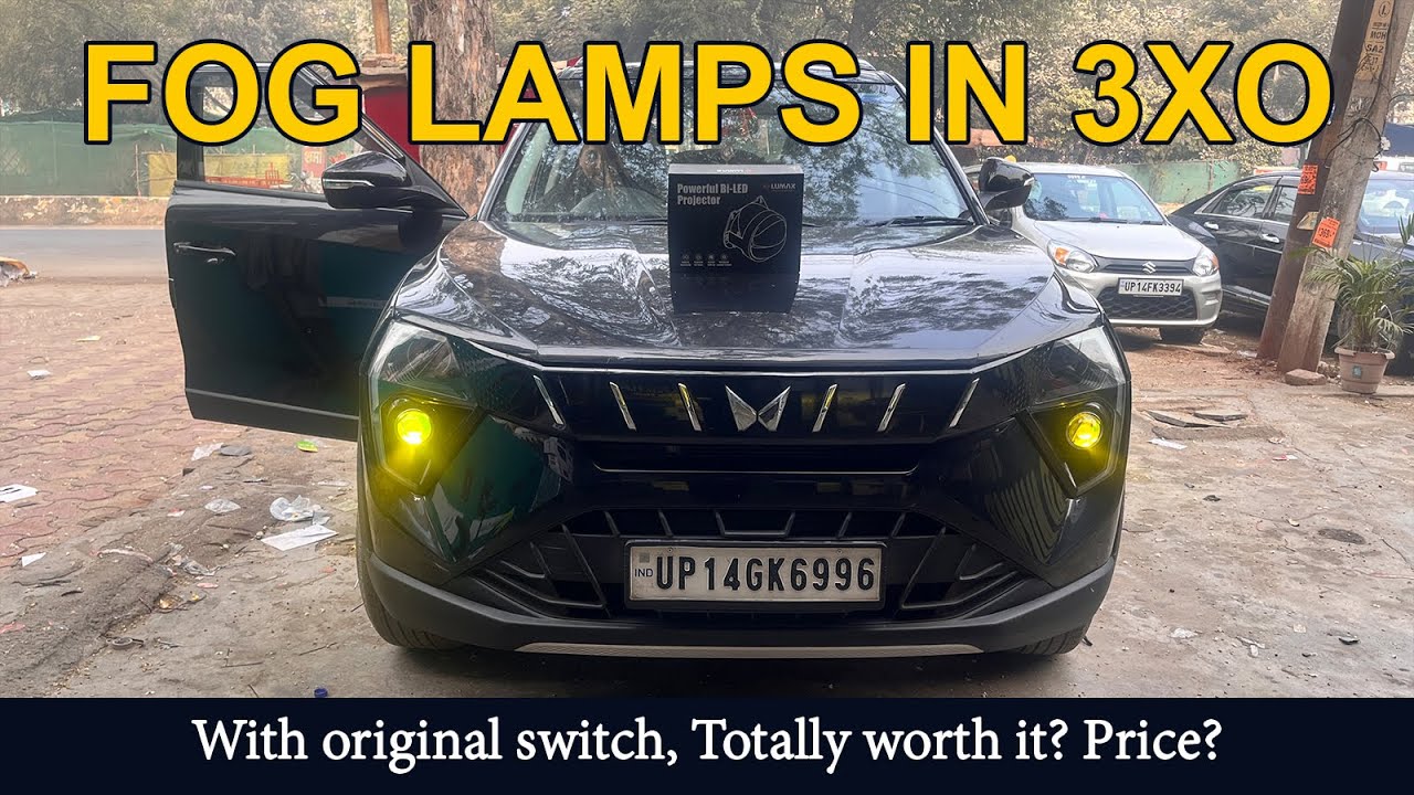 XUV 3XO Fog Lamp Upgrade | LUMAX 110W Tri-Color Projector | Night Drive Test