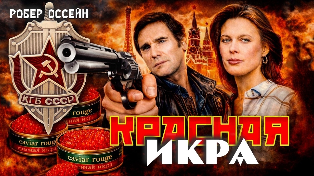 🟥 КРАСНАЯ ИКРА (1986): Робер ОССЕЙН в шпионском триллере об агентах КГБ! 😎
