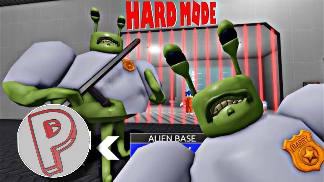 [Hard Mode] BARRY'S PRISON RUN! | Alien Base Barry | Roblox Obby Full Gameplay 