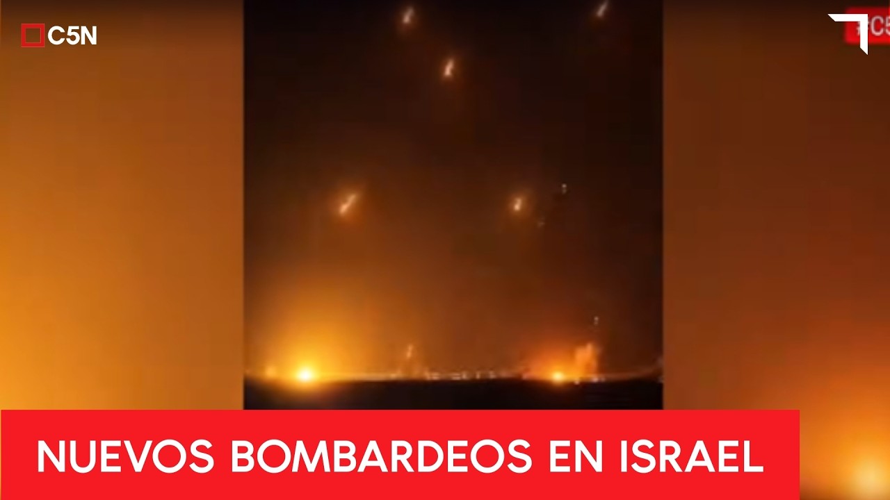 GUERRA en MEDIO ORIENTE: NOCHE de SIRENAS y BOMBARDEOS