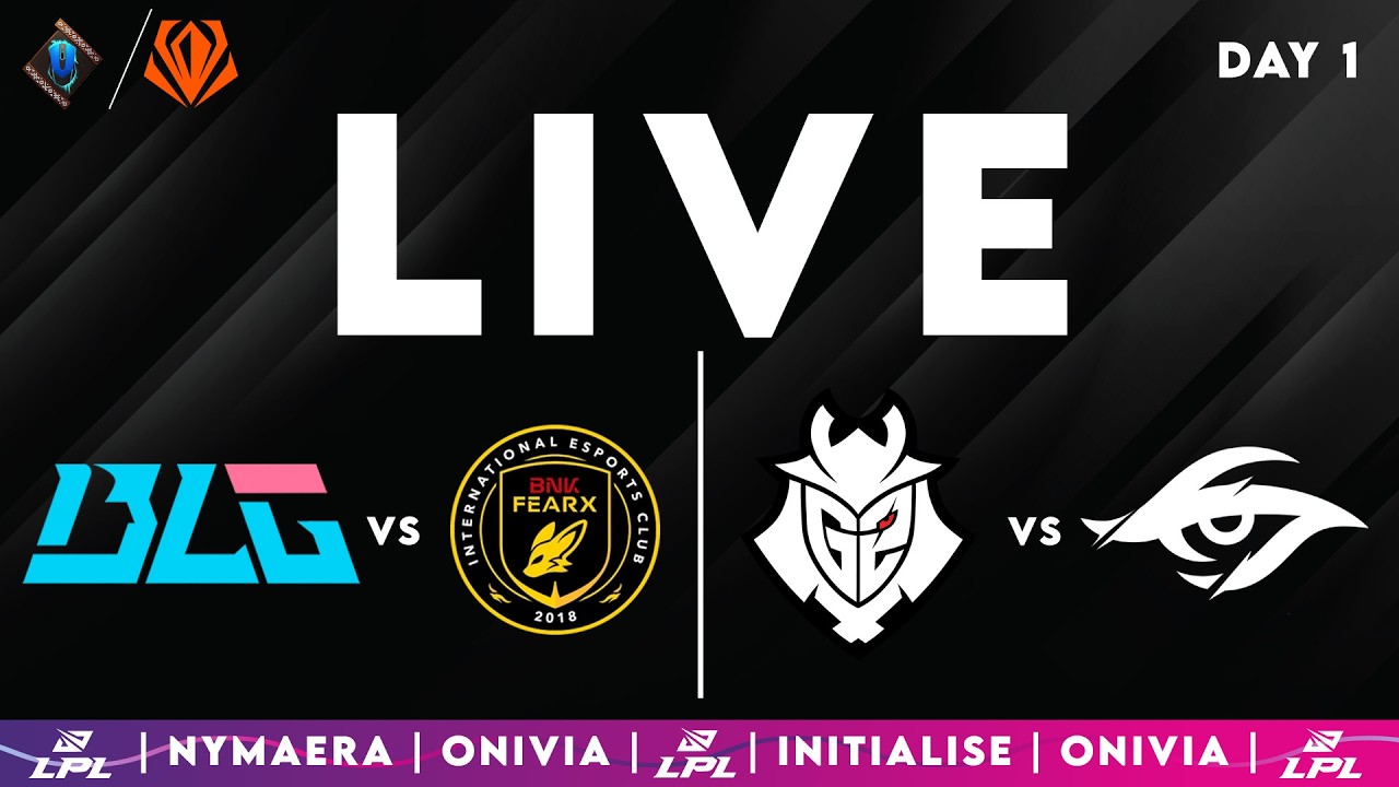First Stand 2026 Live | BLG vs BFX | G2 vs TSW with Nymaera & Initialise