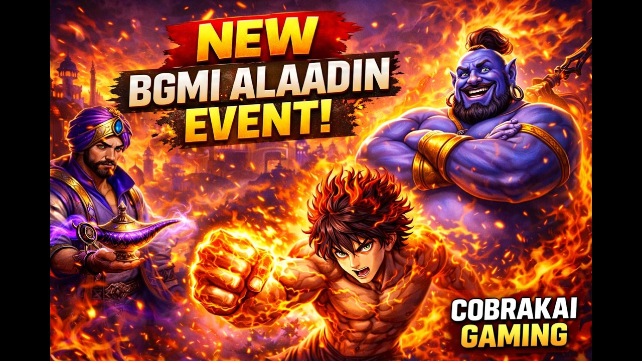 NEW BGMI Aladdin Event LIVE 🔥 | CobraKai Gaming #bgmilive #aladdinupdate #bgmi #gaming