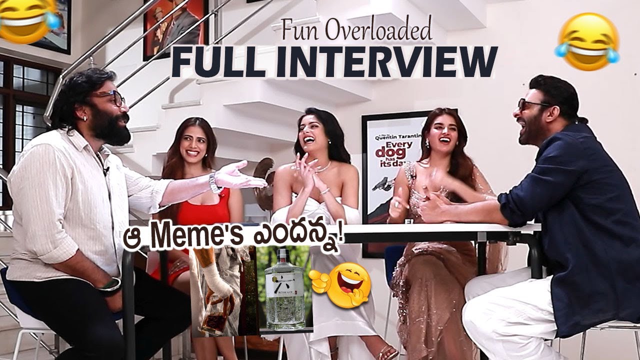 The RajaSaab - King Size Interview | Prabhas | Sandeep Reddy Vanga | Nidhi Agarwal | Friday Culture