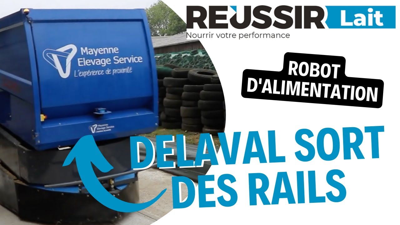 Robot d'alimentation, Delaval ne mise pas que sur le rail