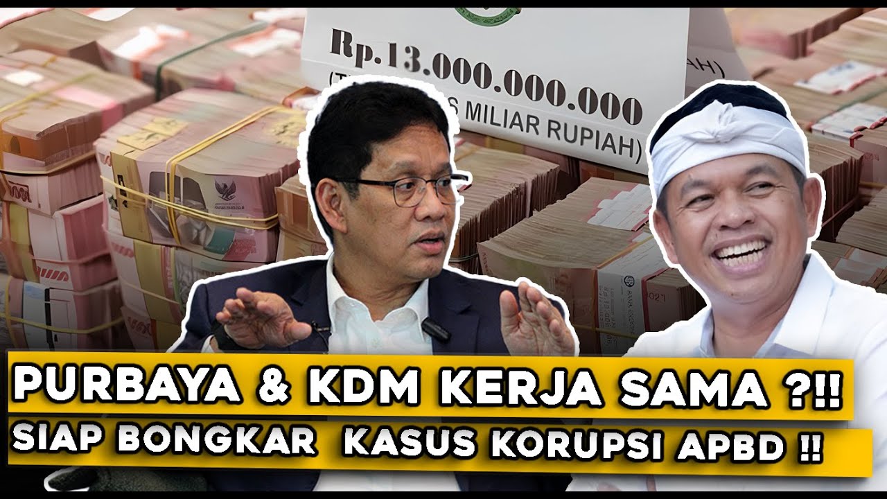 PURBAYA AND KDM ARE READY TO WORK TOGETHER ‼️ READY TO EXPOSE THE APBD CORRUPTION CASE ⁉️