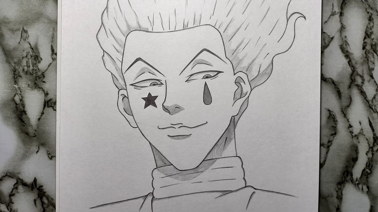تعليم رسم هيسوكا من انمي القناص خطوة بخطوة للمبتدئين | رسم انمي القناص