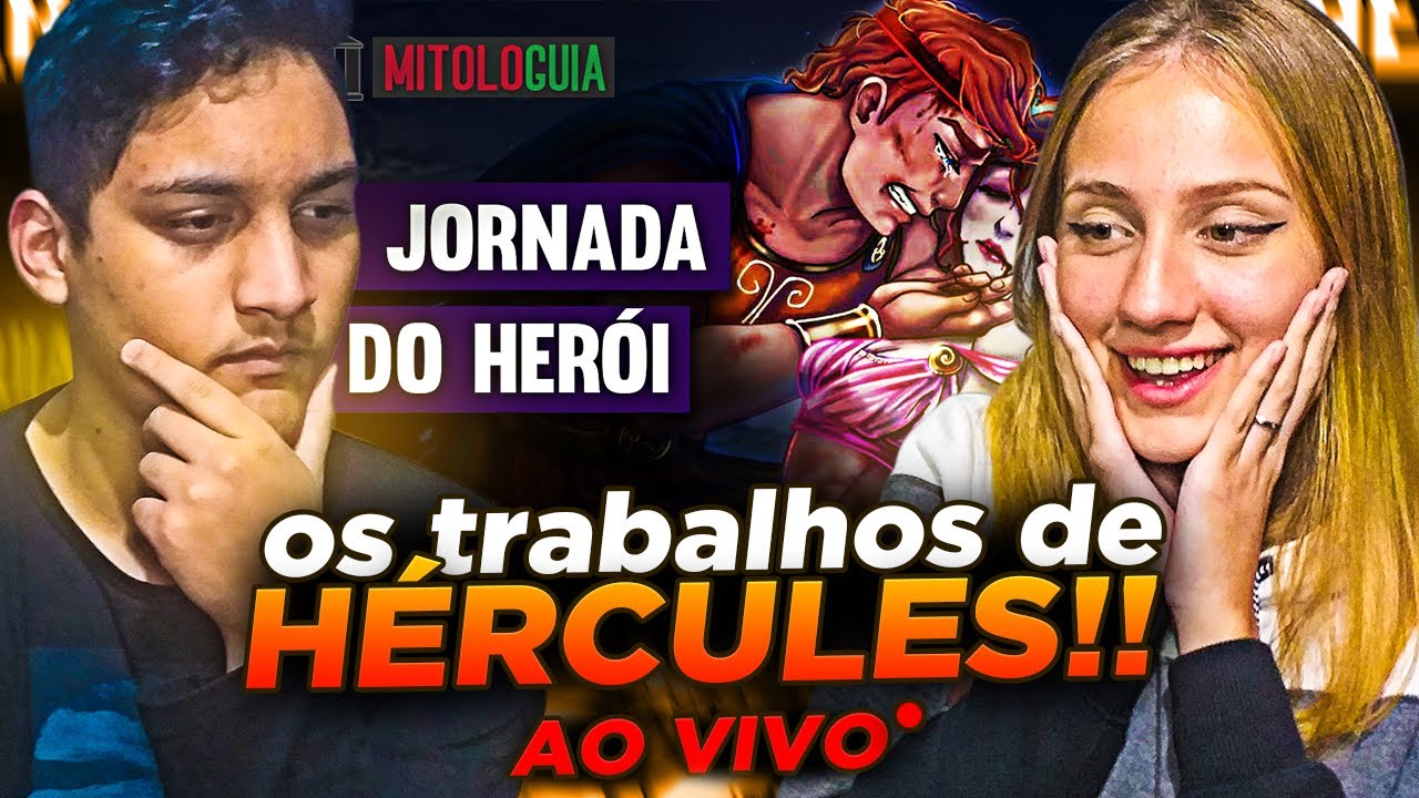 REACT AO VIVO - Os Trabalhos de Hércules - MITOLOGIA GREGA #20 (Guilherme Analisa)