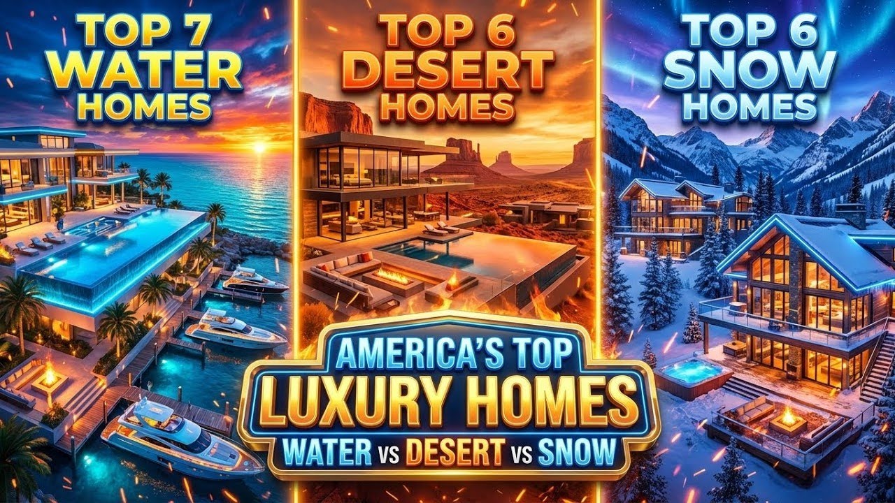 Extreme Luxury Homes: Built in Snow, Sand & Sea