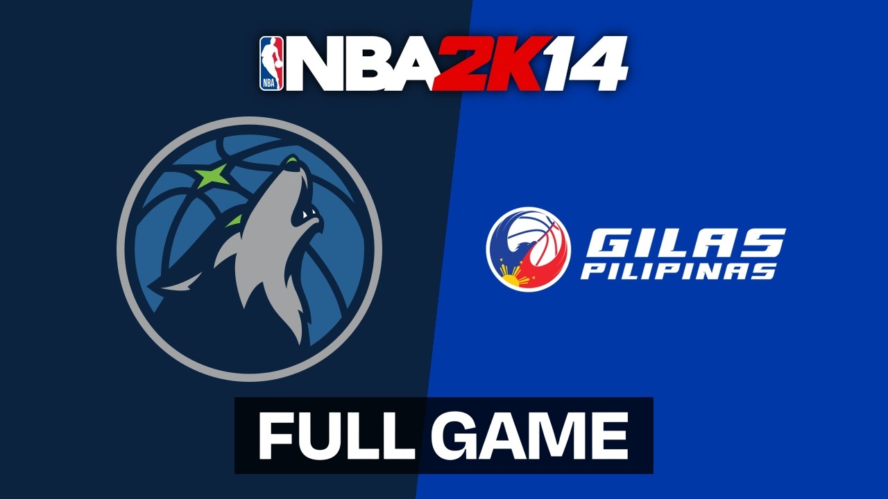Minnesota Timberwolves vs Gilas Pilipinas | Full Basketball Game | NBA 2K14 Modded [01-FEB 2026]