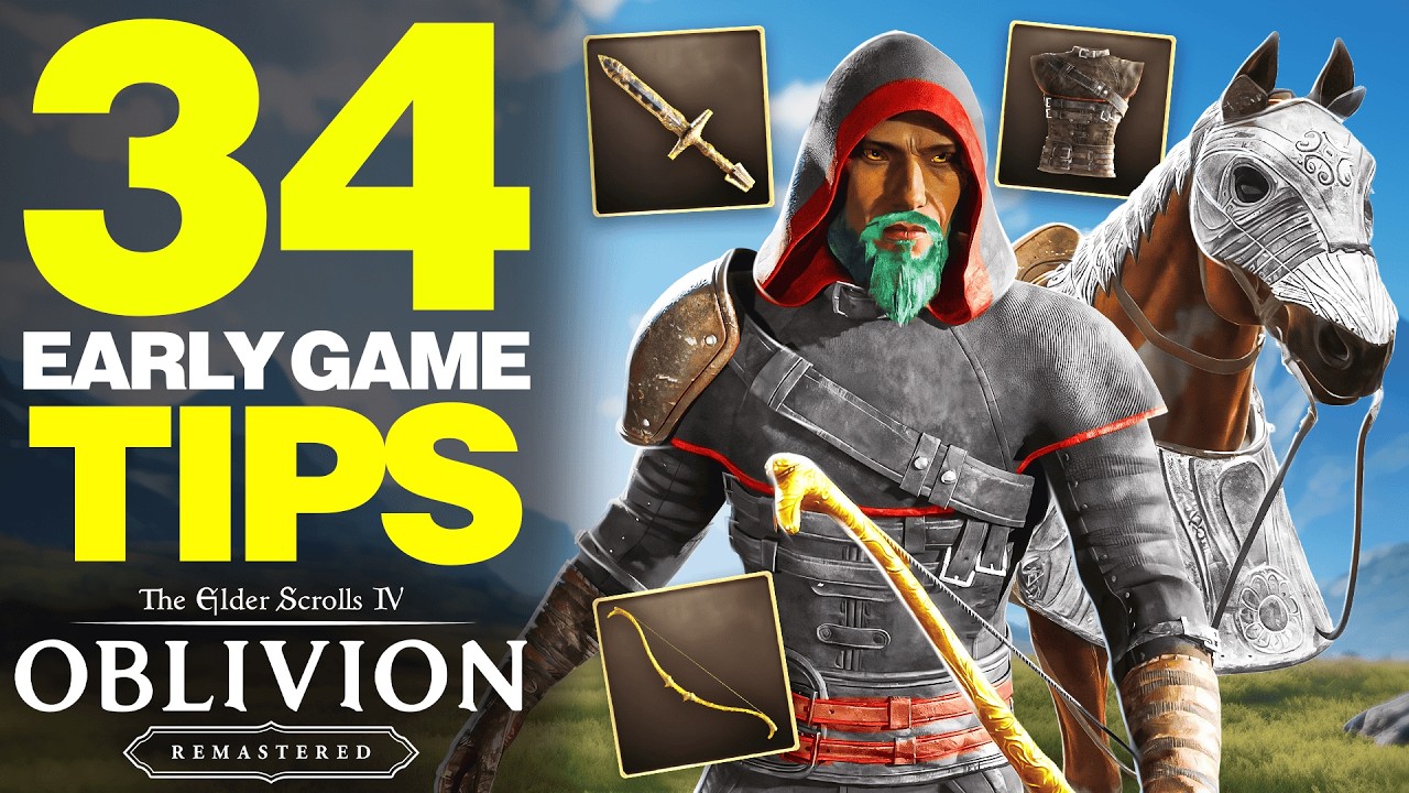 34 EARLY Game Tips You Must Know (Oblivion Remastered)