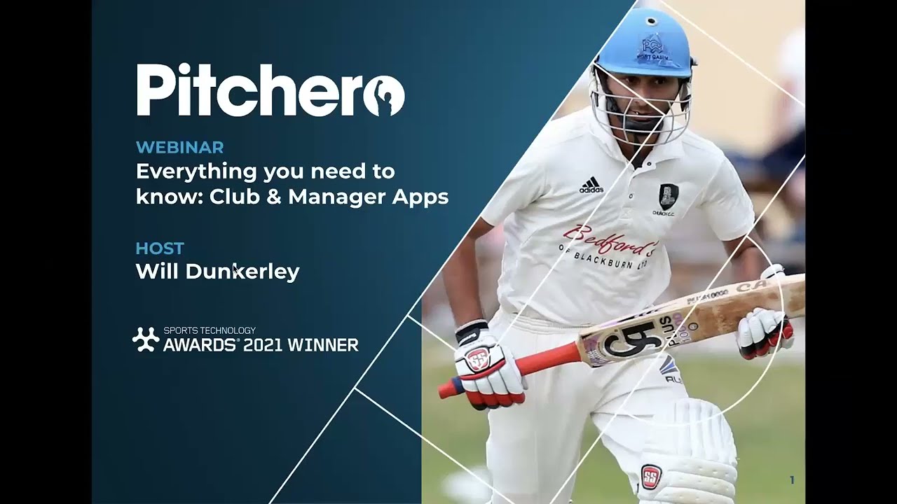 Webinar - Manage on the go: Club & Manager Apps - Cricket