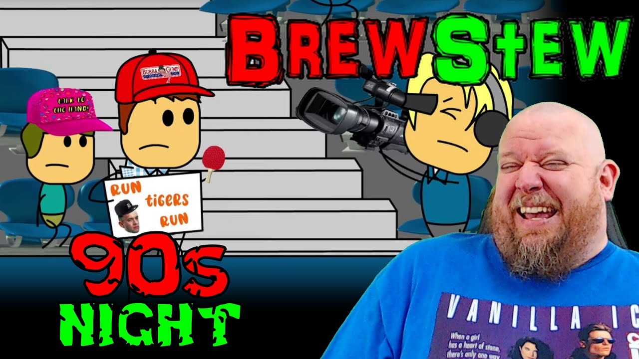 Brewstew 90s Night REACTION - Another absolute classic, how does he keep getting funnier!?