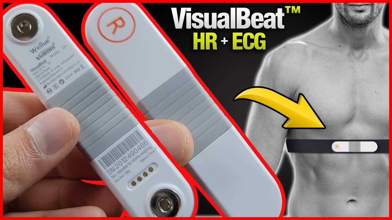 VisualBeat™ Strap Free Heart rate & ECG/EKG tracker by Wellue!