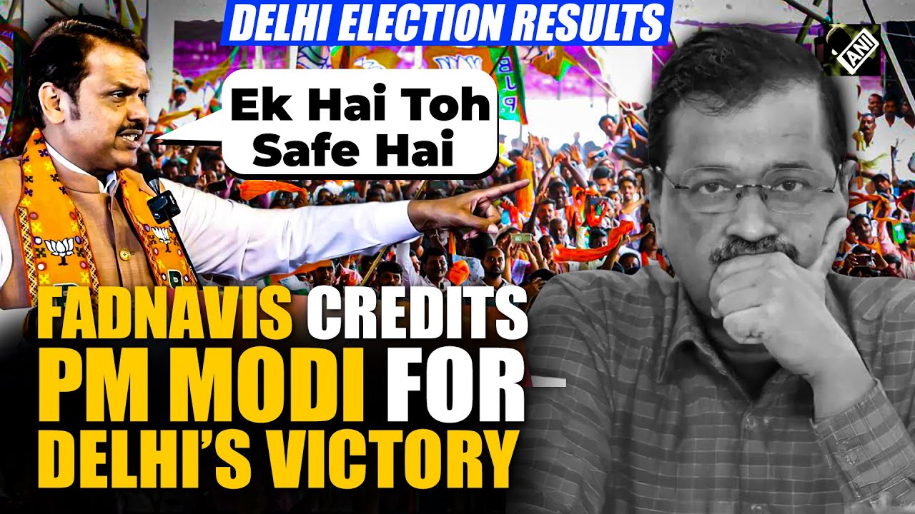 Maharashtra CM Devendra Fadnavis credits PM Modi for Delhi’s historic win