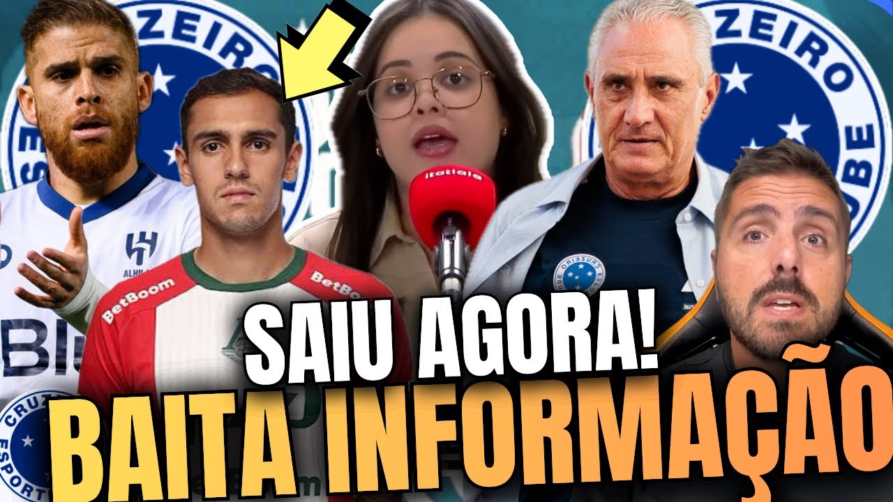 HOJEE! JORGE NICOLA E ITATIAIA ESPORTES TRAZ AS PRINCIPAIS NOTÍCIAS DO CRUZEIRO DE HOJE E AS ÚLTIMAS