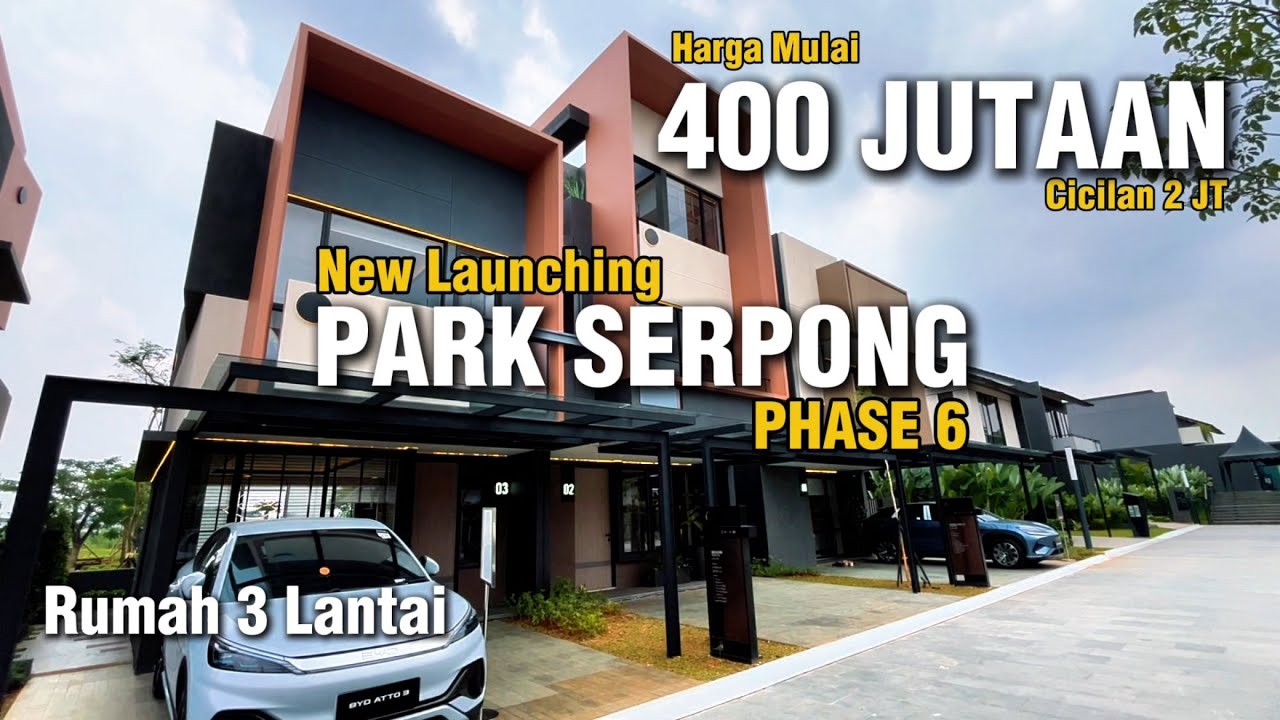 Park serpong Phase 6 ‼️ | Rumah 3 lantai 400 Jutaan | Kalian Harus beli sih 