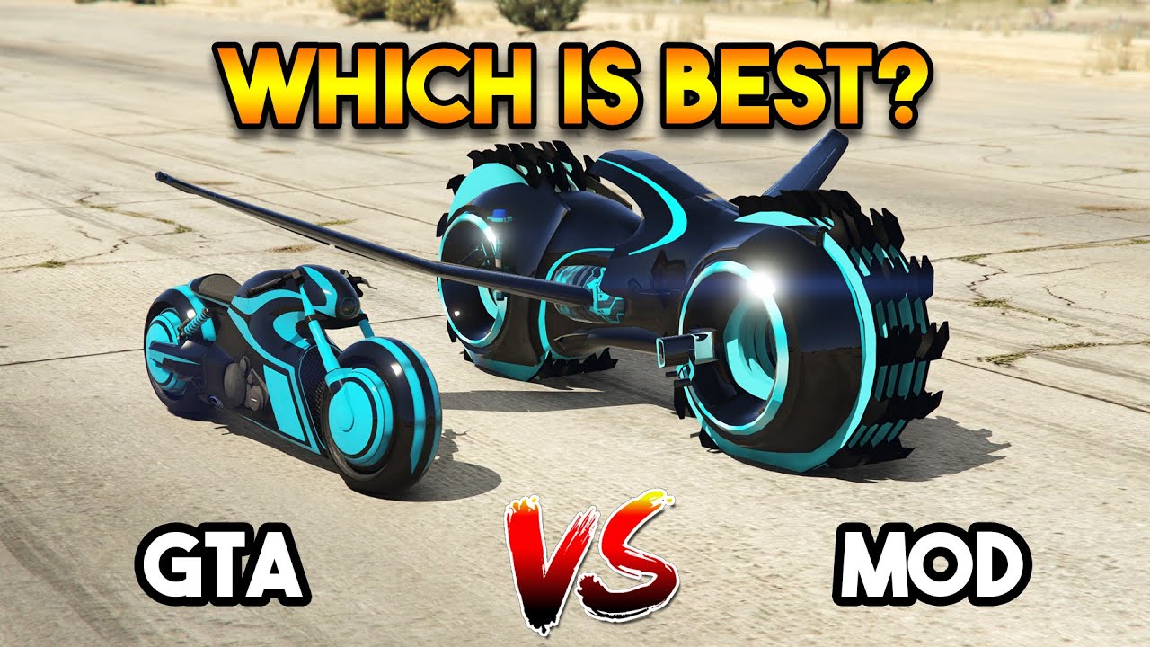 GTA 5 SHOTARO VS MODDED TRON BIKE (WHICH IS BEST?)