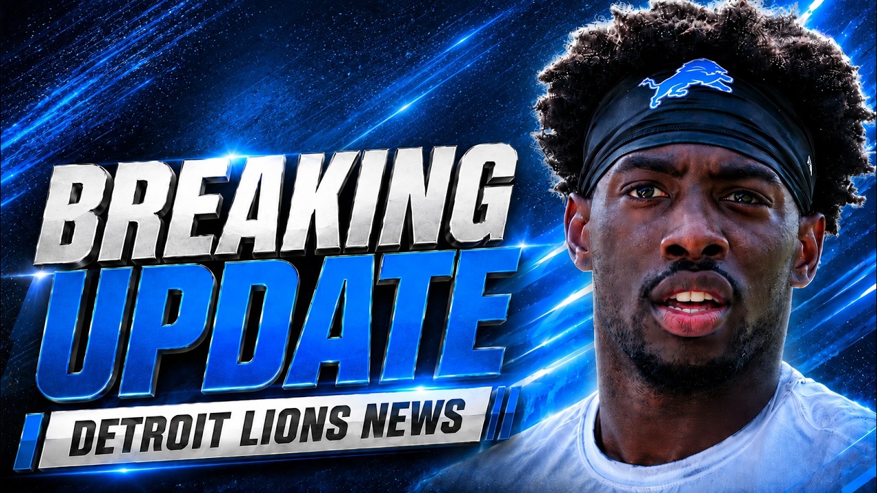 BREAKING UPDATE: Detroit Lions TERRION ARNOLD Season Over!