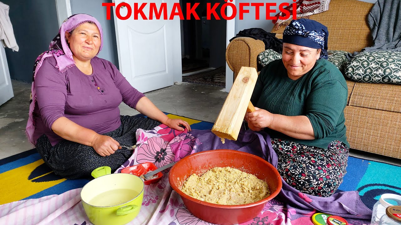 ÇORUMUN MEŞUR TOKMAK KÖFTESİNİ YAPTIK KÖY HAYATI