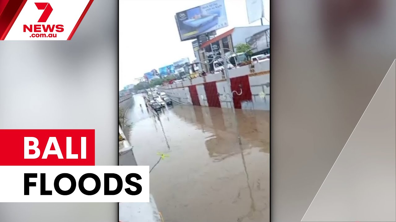 Deadly floods devastate Bali tourist areas | 7NEWS