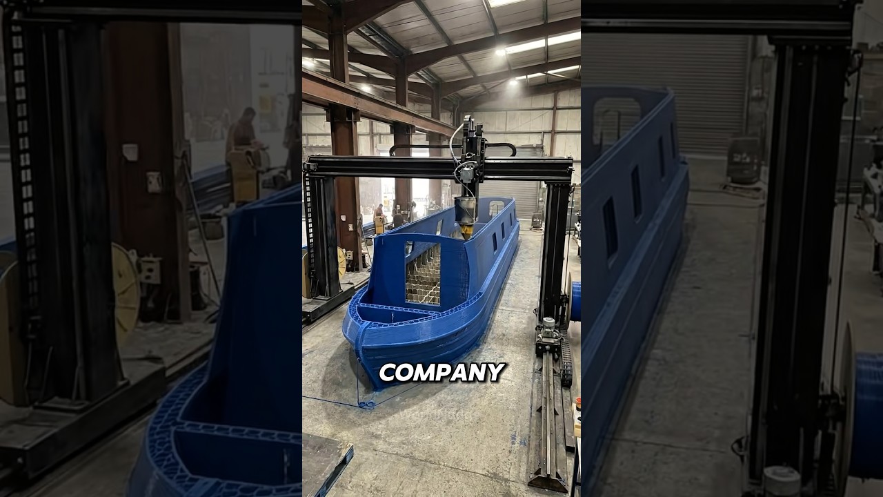 Ta drukarka 3D buduje pełnowymiarowe łodzie w ciągu kilku dni #rolki #fakty