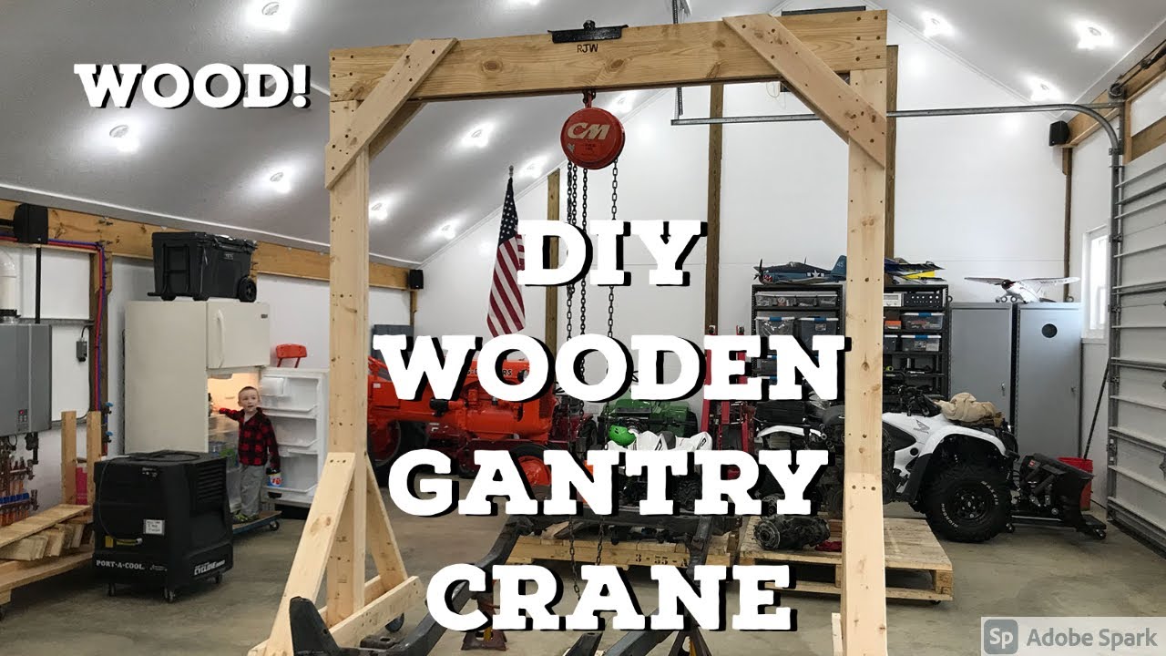 1 Year Later.  DIY Wooden Gantry Crane Project
