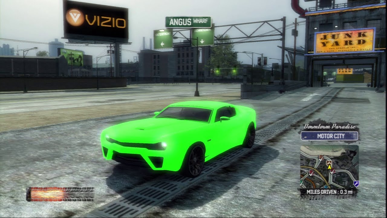 Burnout Paradise PS3 - ultimate glowing color for GT Nighthawk - HD 720p