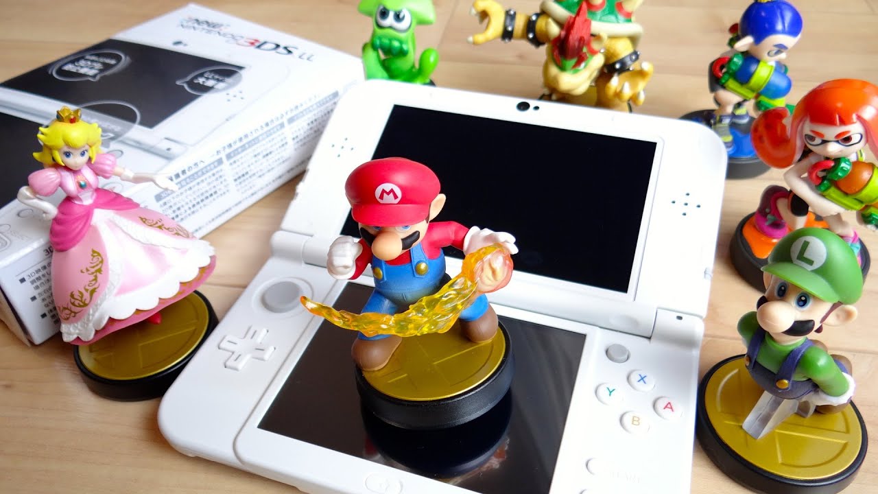 これでamiiboが本領発揮！6月11日発売 NEW 3DSLL パールホワイト レビュー！旧版と比較！定価¥18,800 ニンテンドー