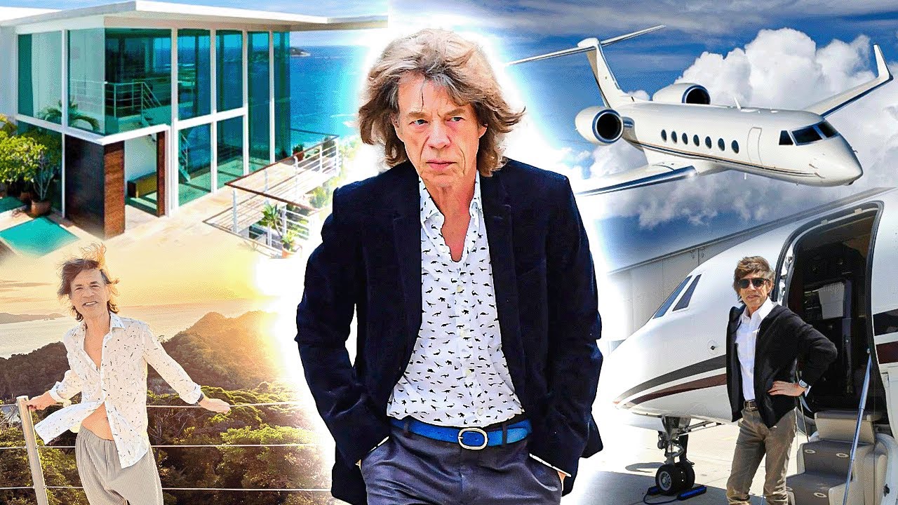 ESSA É A VIDA MILIONÁRIA DO FAMOSO CANTOR MICK JAGGER (The Rolling Stones)