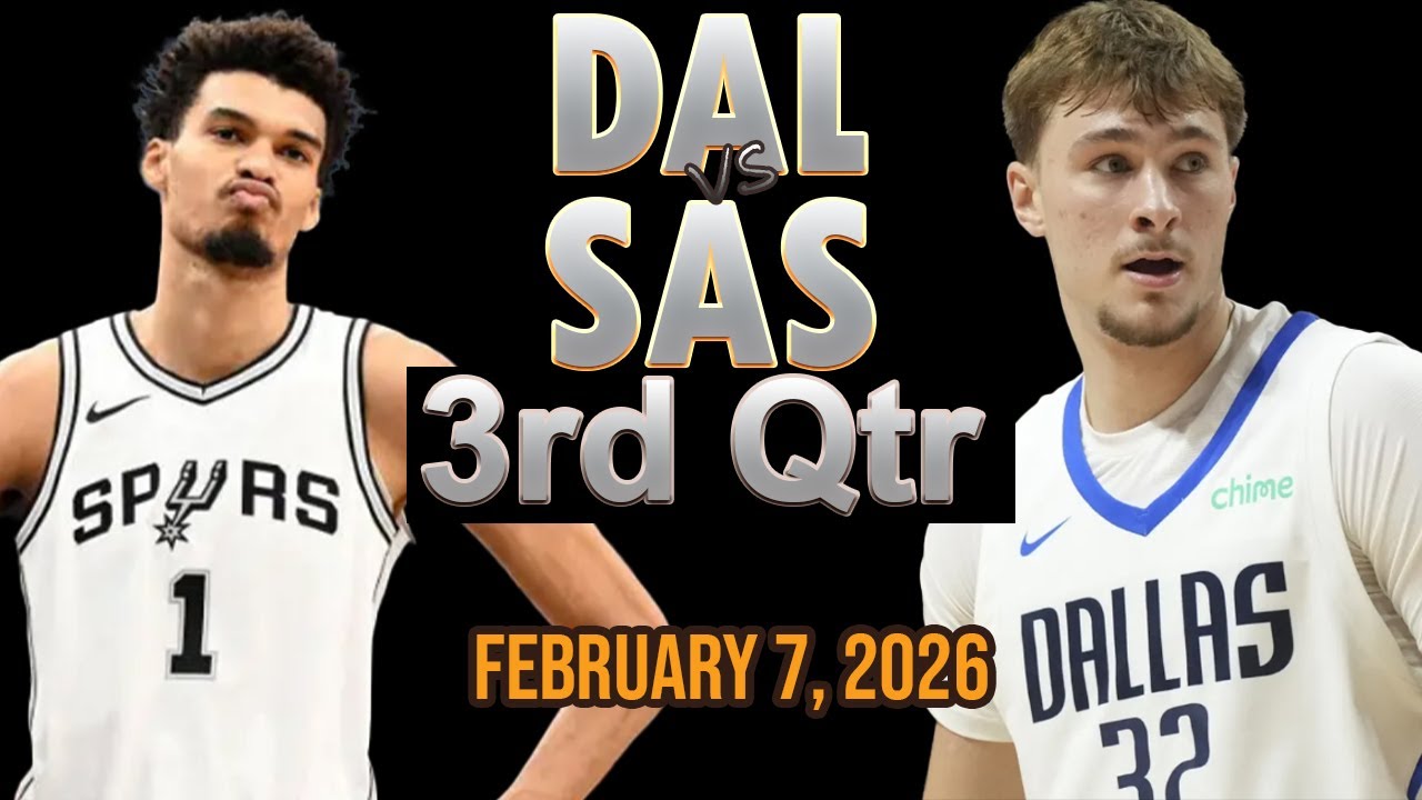 Dallas Mavericks vs San Antonio Spurs 3rd Quarter Part 2 Highlight - FEB 7, 2026