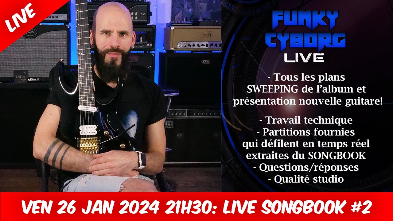 FUNKY CYBORG LIVE #2,  vendredi 26 janvier 2024 à 21h30!