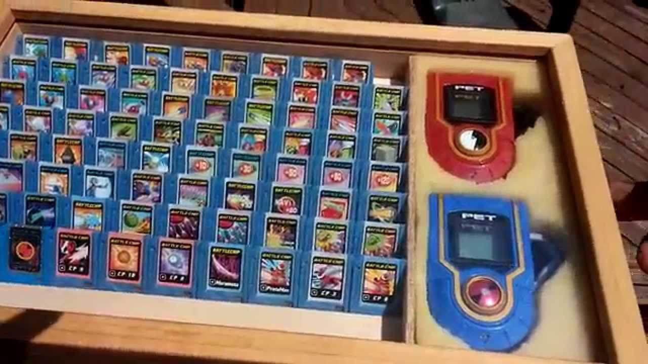 My Megaman Advanced pet battle chip collection