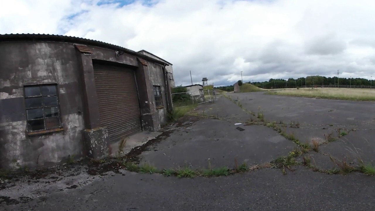 360 of abandoned american airbase