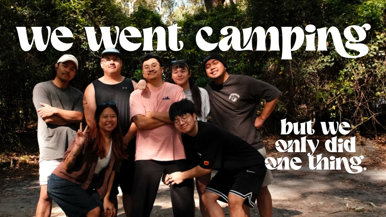 camping with our crew at green patch campsite in Jervis Bay NSW!