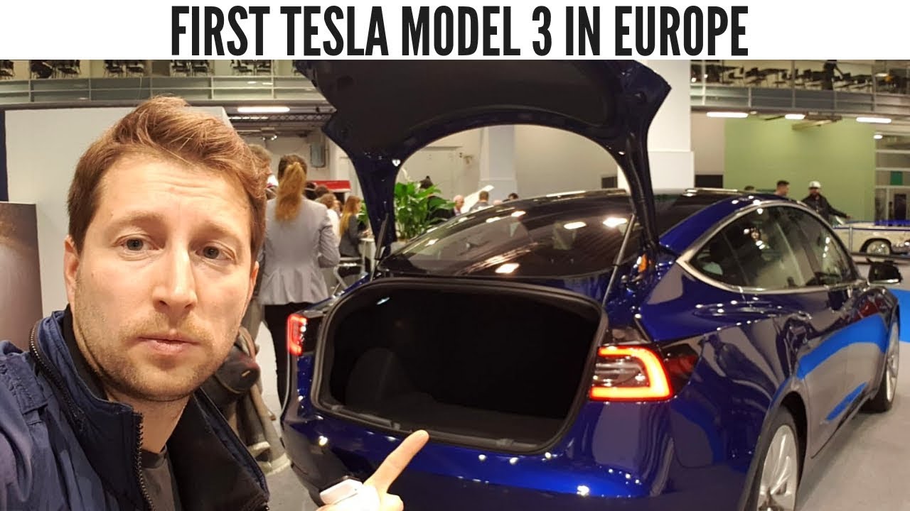 First TESLA Model 3 in Europe I Interior Exterior Short Review