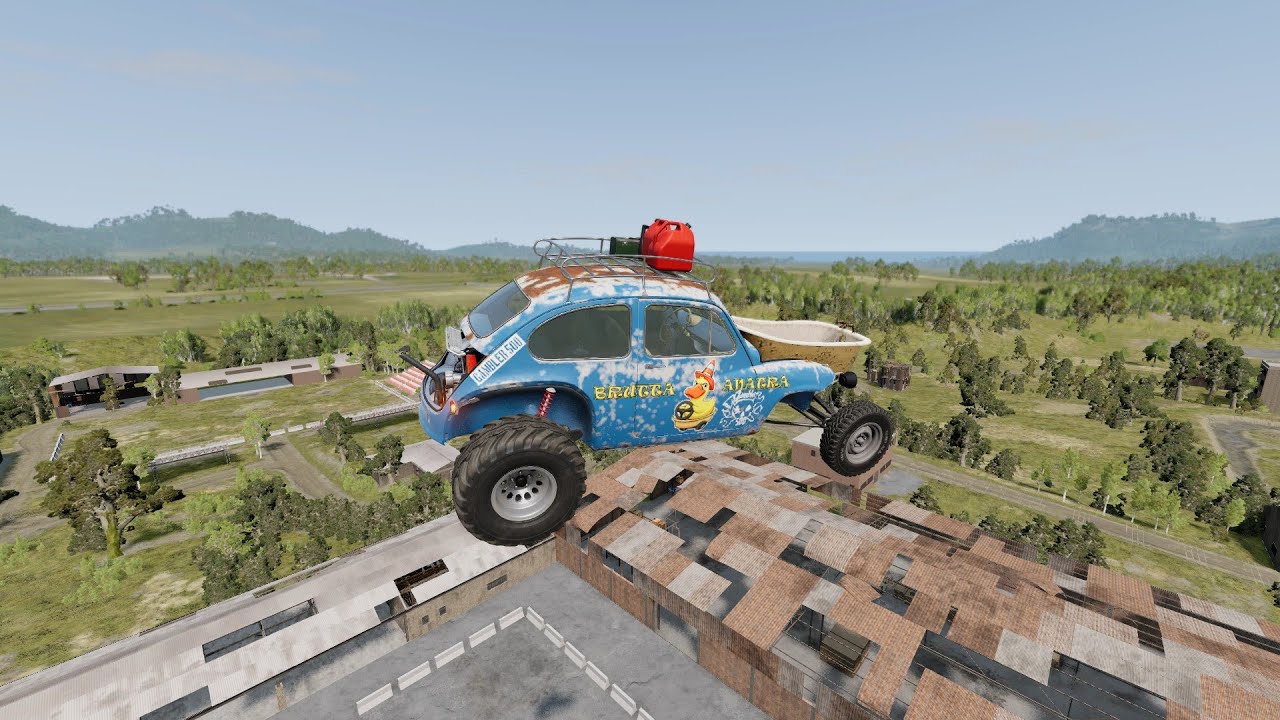 BeamNG test gravity with Cars