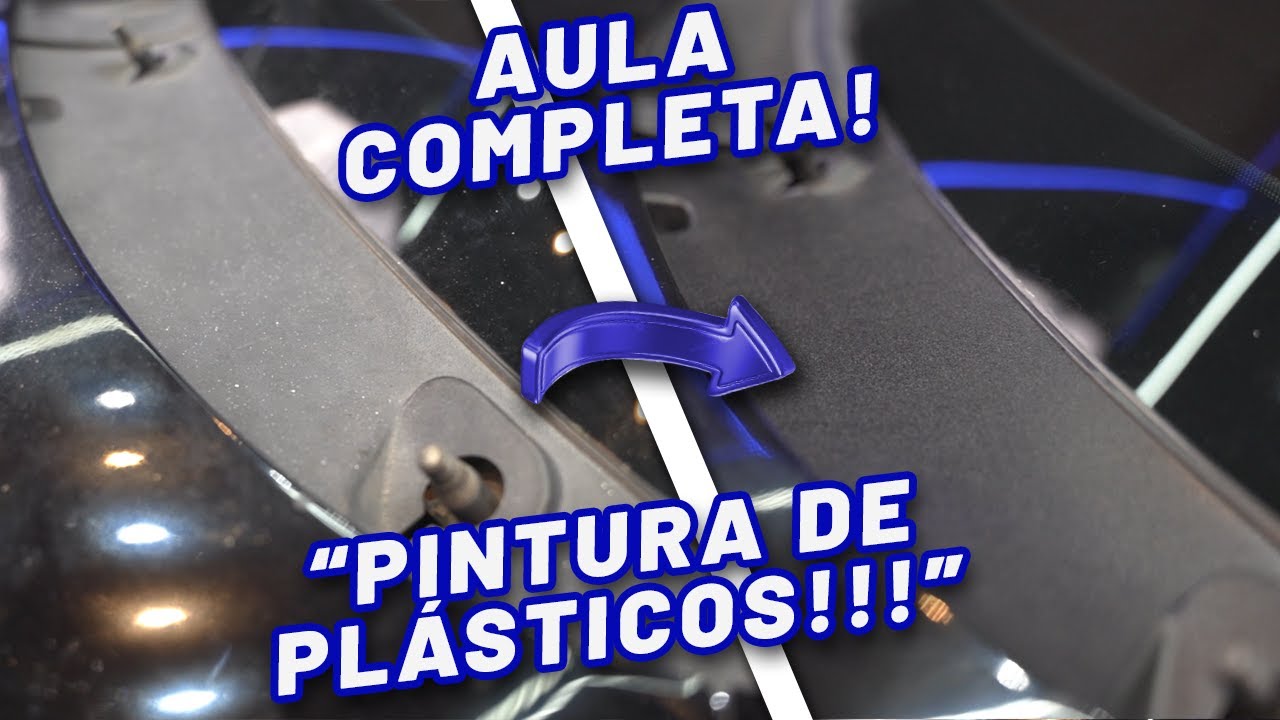 PINTANDO PLÁSTICOS! | AULA COMPLETA DE RESTAURAÇÃO DE PLÁSTICO