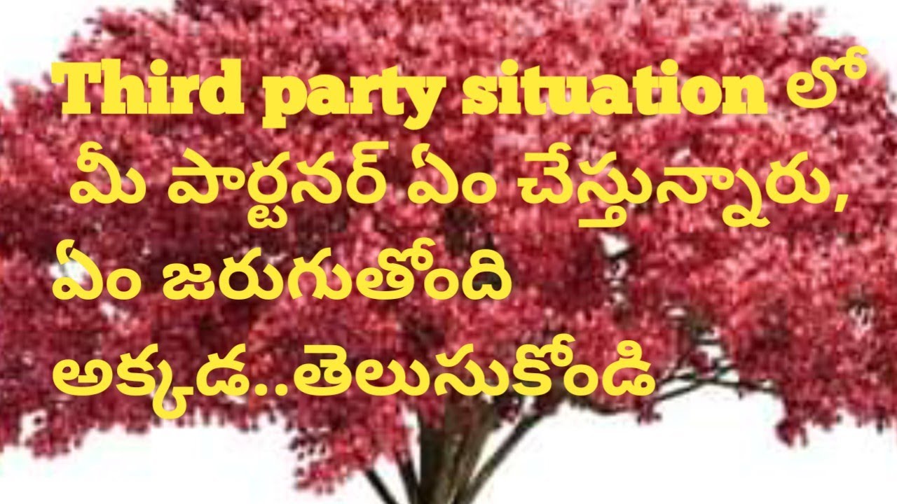 Third party situation లో మీ పార్టనర్ లైఫ్ ఎలావుందీ,అక్కడ ఏం జరుగుతుంది..తెలుసుకోండి