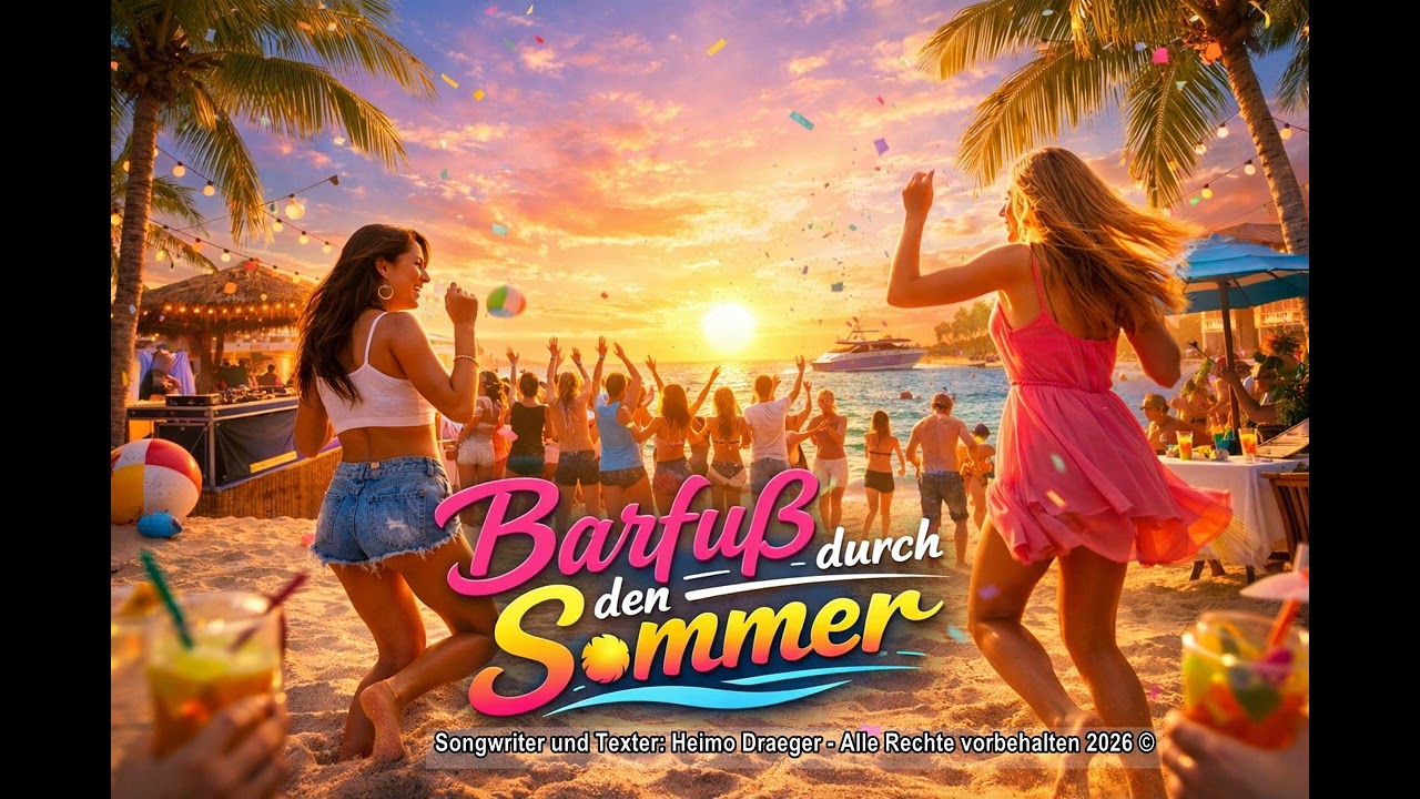 Barfuß durch den Sommer – Moderner Pop Schlager | Deutscher Schlager 2026 | Sommer Hit 2026